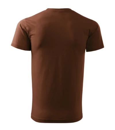 Heavy New Póló unisex csokoládébarna 