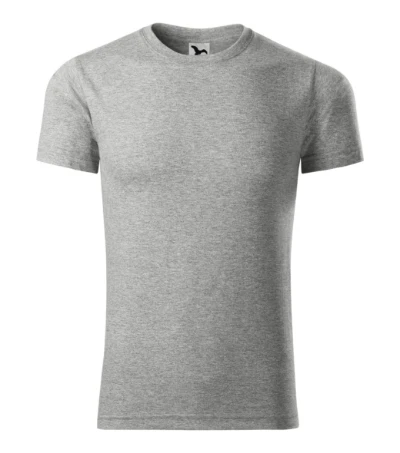 Element Póló unisex sötétszürke melírozott 