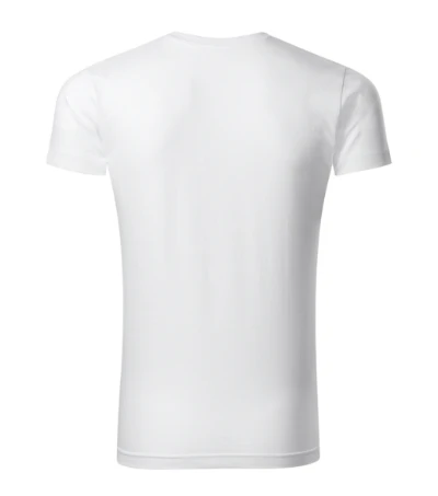 Slim Fit V-neck Póló férfi fehér 
