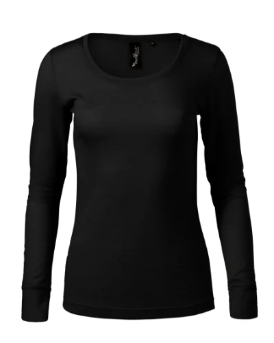 Merino Rise LS Póló női fekete 