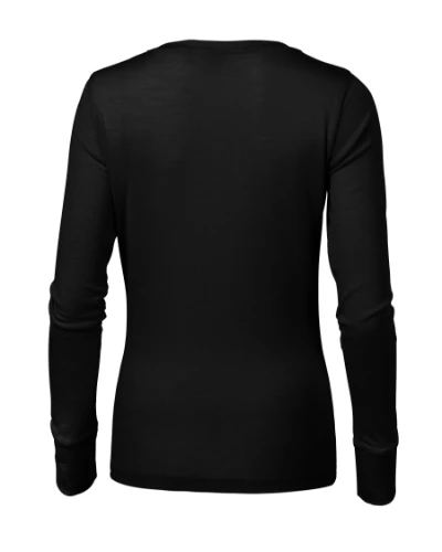 Merino Rise LS Póló női fekete 