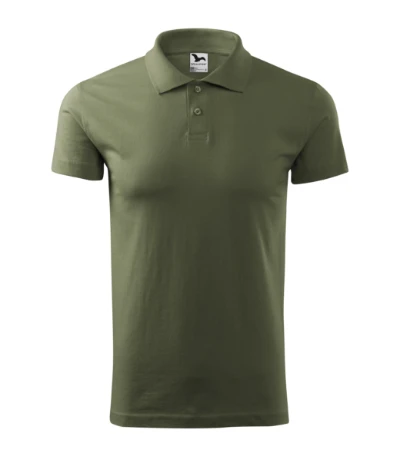 Single J. Galléros póló férfi khaki 
