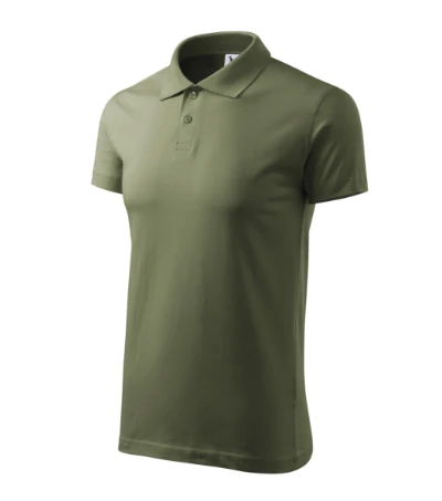 Single J. Galléros póló férfi khaki 