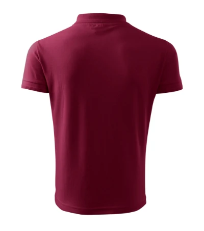 Pique Polo Galléros póló férfi garnet 