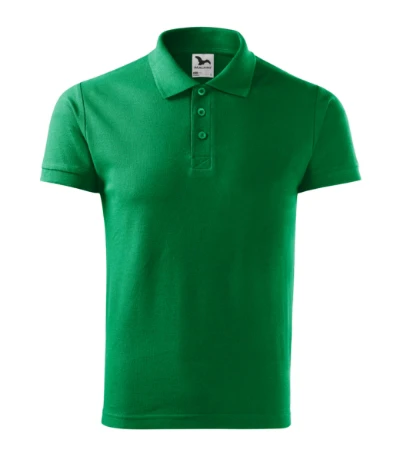 Cotton Galléros póló férfi fűzöld 