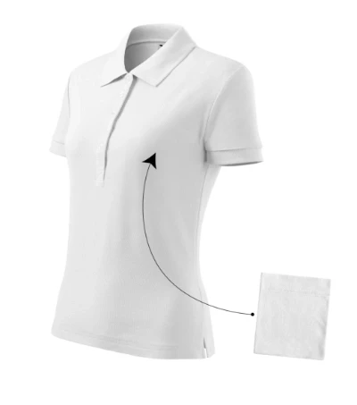 Cotton Galléros póló női fehér 