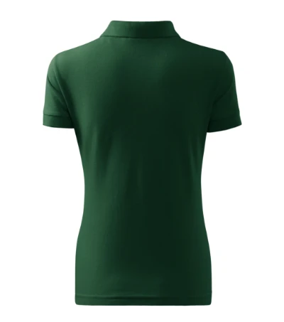 Cotton Galléros póló női dark green 
