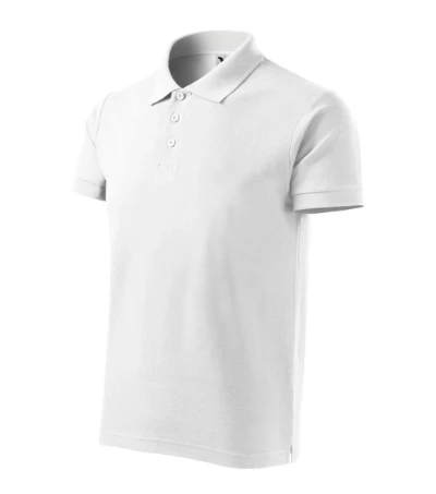 Cotton Heavy Galléros póló férfi fehér 