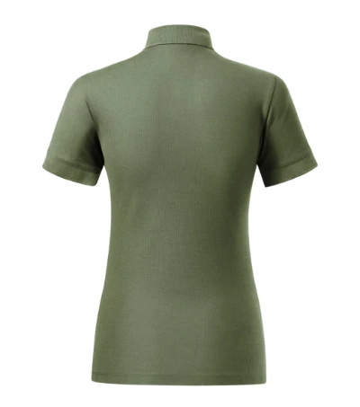 Prime (GOTS) Galléros póló női khaki 