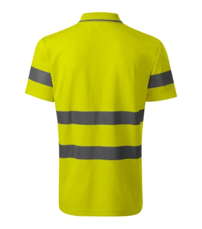 HV Runway Galléros póló unisex fluoreszkáló sárga 