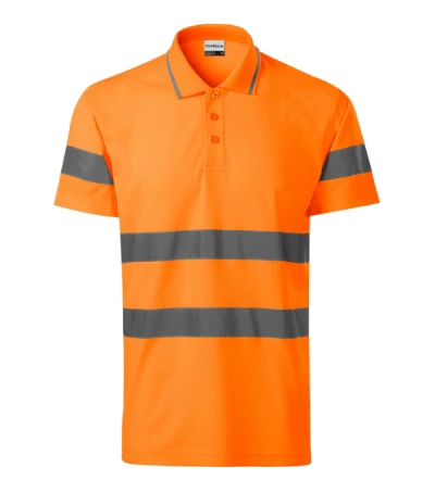 HV Runway Galléros póló unisex fluoreszkáló narancssárga 