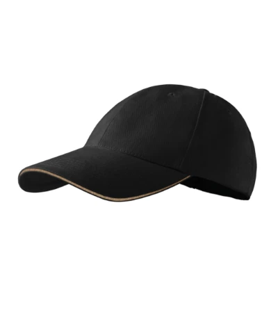 Sandwich 6P Sapka unisex fekete 