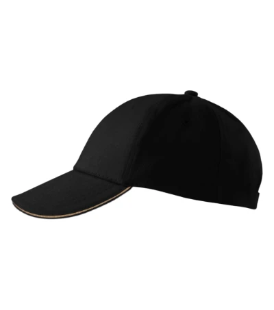Sandwich 6P Sapka unisex fekete 
