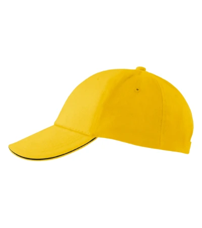 Sandwich 6P Sapka unisex sárga 