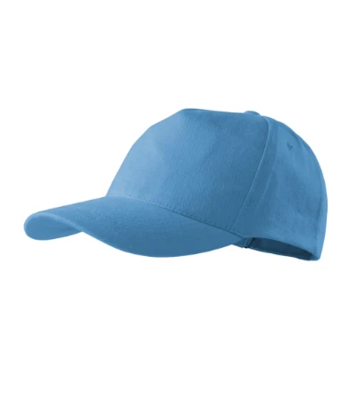 5P Sapka unisex azúrkék 