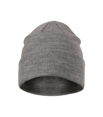 Beanie Sapka unisex sötétszürke melírozott 