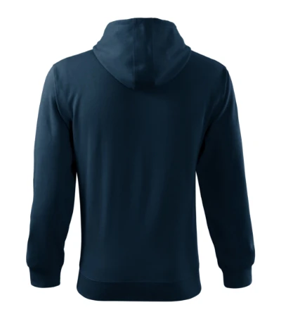 Trendy Zipper Felső férfi tengerészkék 