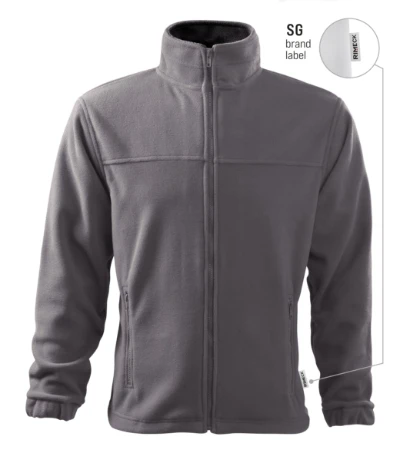 Jacket Polár férfi acélszürke 36 (brand label) 