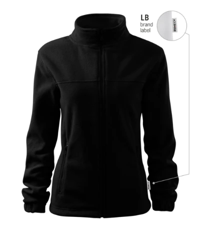 Jacket Polár női fekete 01 (brand label) 