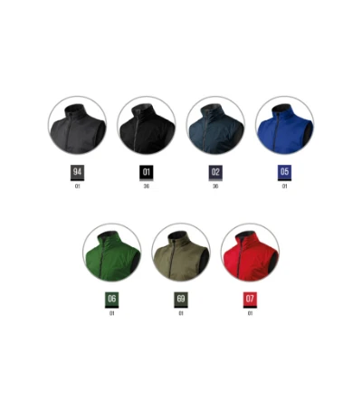 Body Warmer Mellény unisex ébenszürke 