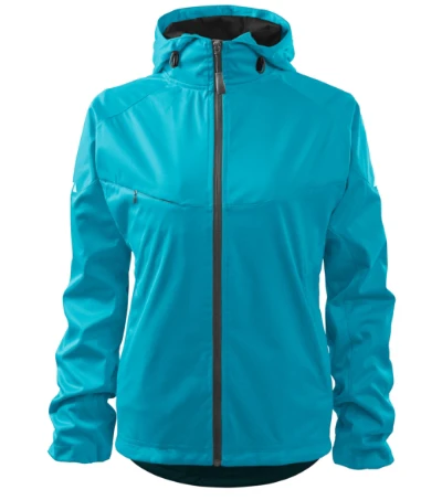 Cool Softshell kabát női türkiz 
