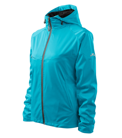 Cool Softshell kabát női türkiz 
