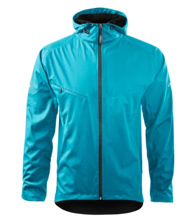 Cool Softshell kabát férfi türkiz 