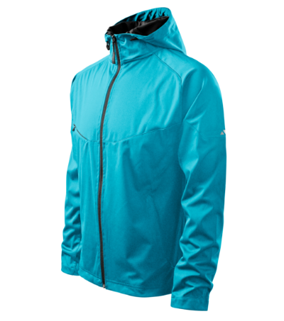 Cool Softshell kabát férfi türkiz 