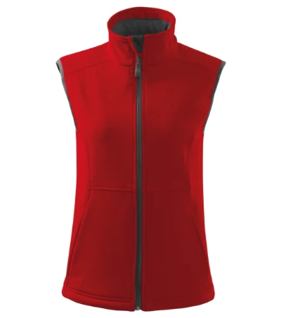 Vision Softshell mellény női piros 