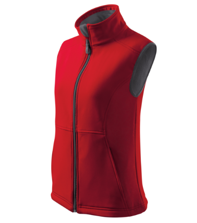 Vision Softshell mellény női piros 