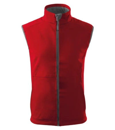 Vision Softshell mellény férfi piros 