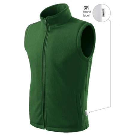 Next Polár mellény unisex üvegzöld 06 (brand label) 