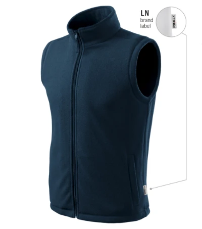Next Polár mellény unisex tengerészkék 02 (brand label) 