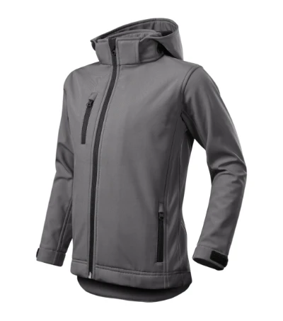 Performance Softshell kabát gyerek acélszürke 