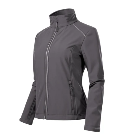 Valley Softshell kabát női acélszürke 