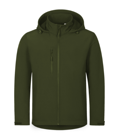 Trail Softshell kabát férfi military 
