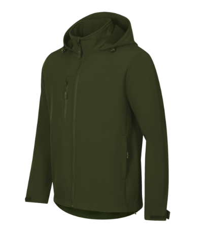 Trail Softshell kabát férfi military 