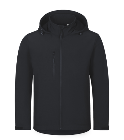 Trail Softshell kabát férfi ébenszürke 