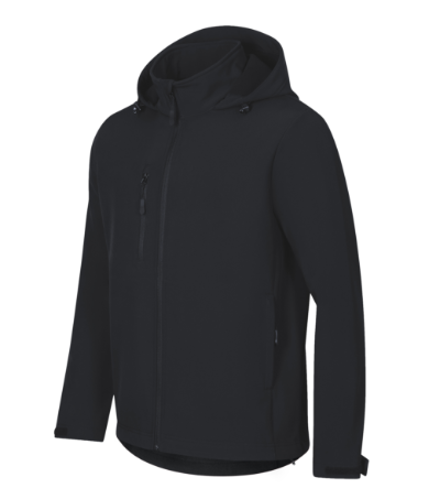 Trail Softshell kabát férfi ébenszürke 
