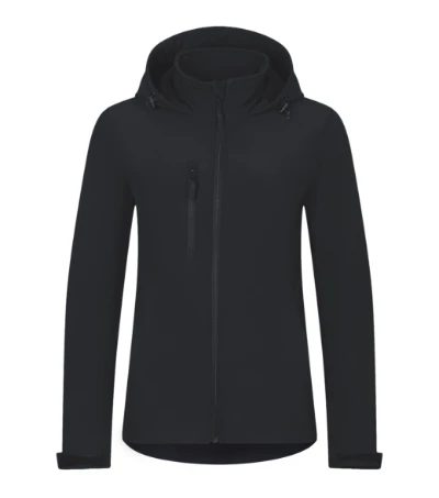 Trail Softshell kabát női ébenszürke 