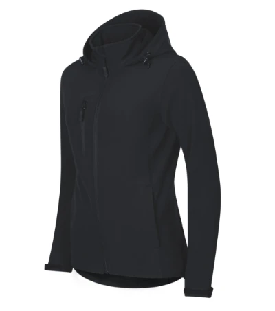 Trail Softshell kabát női ébenszürke 