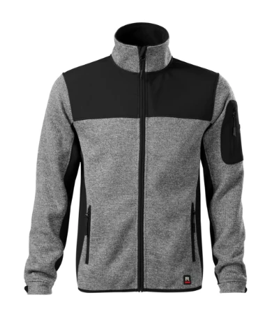 Casual Softshell kabát férfi knit light gray 