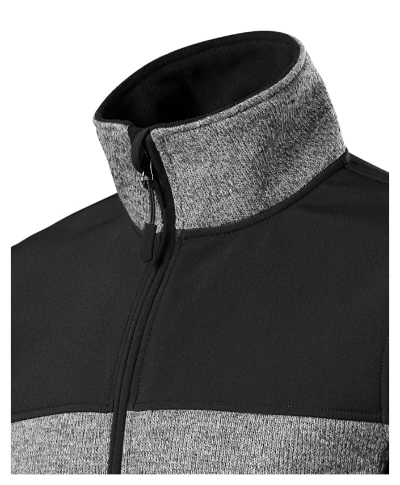 Casual Softshell kabát férfi knit light gray 