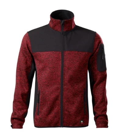 Casual Softshell kabát férfi knit marlboro red 