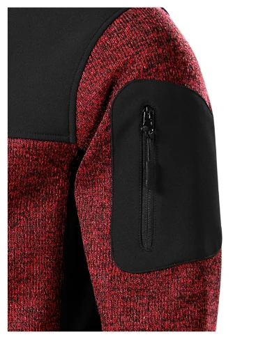 Casual Softshell kabát férfi knit marlboro red 