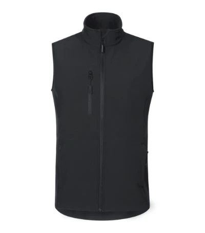 Trail Softshell mellény férfi ébenszürke 