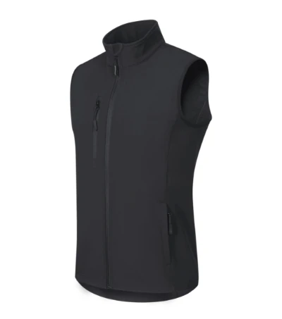 Trail Softshell mellény férfi ébenszürke 