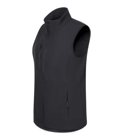 Trail Softshell mellény női ébenszürke 