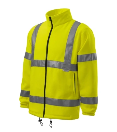 HV Fleece Jacket Polár unisex fluoreszkáló sárga 