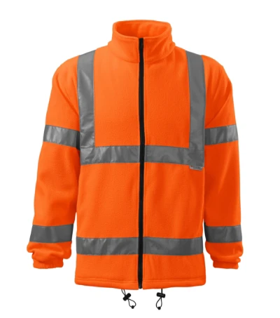 HV Fleece Jacket Polár unisex fluoreszkáló narancssárga 